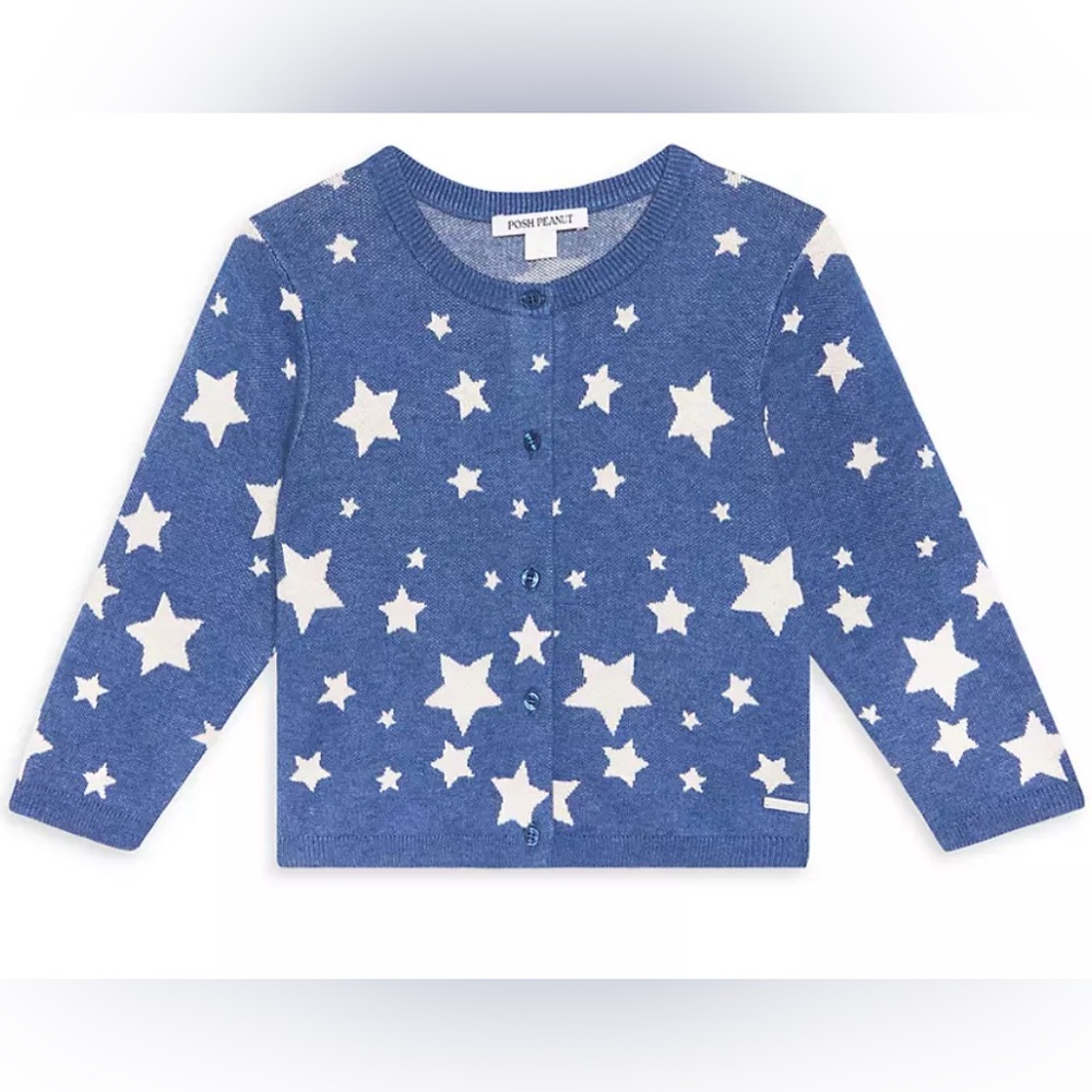 Posh Peanut Star Cardigan